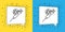 Set line Syringe and virus icon isolated on yellow and blue background. Syringe for vaccine, vaccination, injection, flu