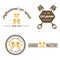 Set of logo, badge, emblem and logotype element