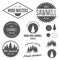 Set of logo, labels, badges and logotype elements