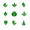 Set of logos - plant