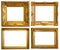 Set of Luxury gilded frames