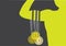 Set of medals on athlete silhouette , Vector illustrations