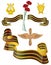 Set of military insignia