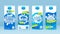 Set of milk tetra pack with different labels.