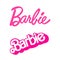 Set of modern brand and movie Barbie logos on white background, vector illustration. Barbie is a fashion doll created by