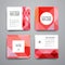 Set of modern design banner template in Chinese New Year style