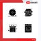 Set of Modern UI Icons Symbols Signs for clinical, christmas, healthcare, design, machine