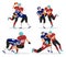 Set of Moments Where Men Play in American Football