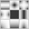 Set monochrome square pattern designs