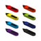 Set of multicolor isometric felt-tip pens