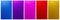 Set of multicolor A lot of water droplets On metal or metallic surfaces in shader colors for mobile and smartphone background or