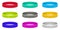 Set of multicolored rubber wristband