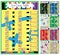 Set of Multiplication Math drill Times Table