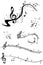 Set of music note image