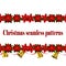 Set of n Seamless Christmas borders