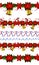 Set of n Seamless Christmas borders