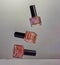 Set of nail varnishes.