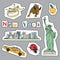 Set of New York icons