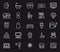 Set of night life icons