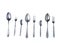 Set of old retro forks and spoons