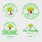 Set Organic Natural Ecology stickers