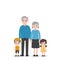Set of People Character Family concept