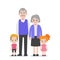 Set of People Character Family concept