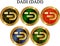 Set of physical golden coin DADI DADI