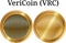 Set of physical golden coin TransferCoin (TX)