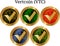 Set of physical golden coin Vertcoin (VTC)