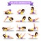 Set of pilates workouts design