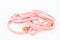 Set of pink fabric rubber bands