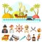 Set of piratical vector icons