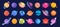 Set of pixel astronomical elements