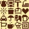 Set of pixel objects