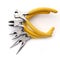 Set of pliers yellow