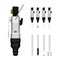 Set of pneumatic screw driver on transparent background