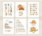 Set of posters with cute dinosaurs, numbers and alphabet dinosaurs.