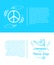 Set of Posters for International Peace Day Vector