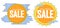 Set Pre-Order Sale banners design template, discount tags