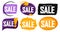 Set Pre-Order Sale banners design template, discount tags