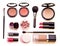 Set of professional cosmetics