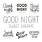 Set quotes about Goodnight