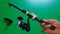 a set of ready-to-use fishing rods, reels, fishing line and hooks at low prices