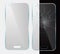 Set of realistic  broken screen protector film on smartphone or damaged display glass mobile phone or glass cover screen protect
