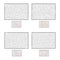 A set of rectangular mazes. Game for kids. Puzzle for children. Labyrinth conundrum. Flat vector illustration isolated on white ba