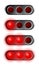 Set of red start lights