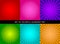 Set of retro shiny colorful starburst background. Collection of abstract sunburst radial red, pink, purple, green, blue, orange