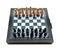 Set of road magnetic chess in the starting position