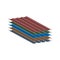 Set of roofing tiles in the assortment of five popular colors.